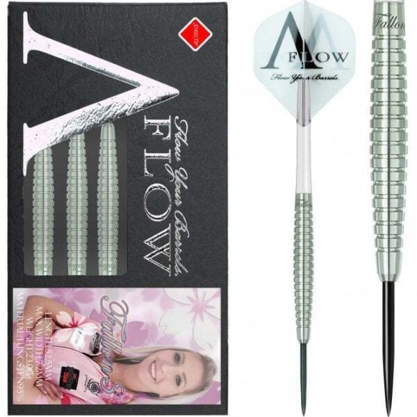 Dynasty A-Flow Black Line Fallon 3 Plain Fallon Sherrock - Steeldart