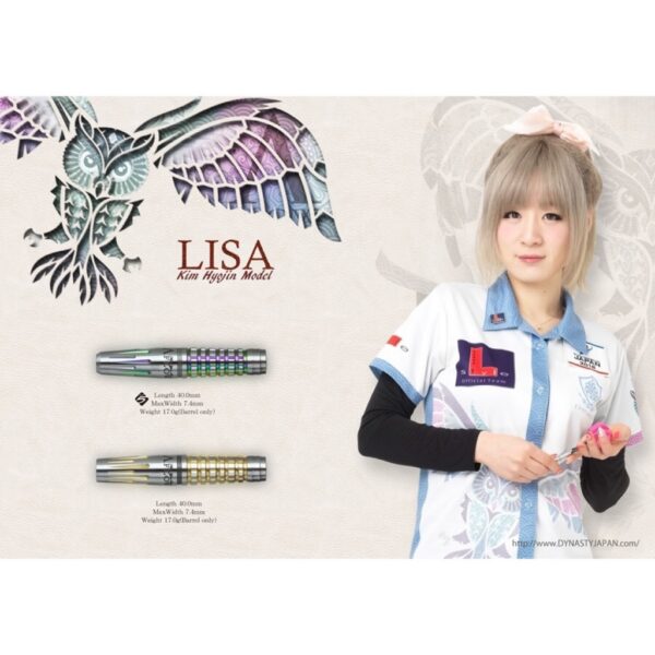 Dynasty A-Flow Black Line "Lisa" Kim Hyojin - Softdart