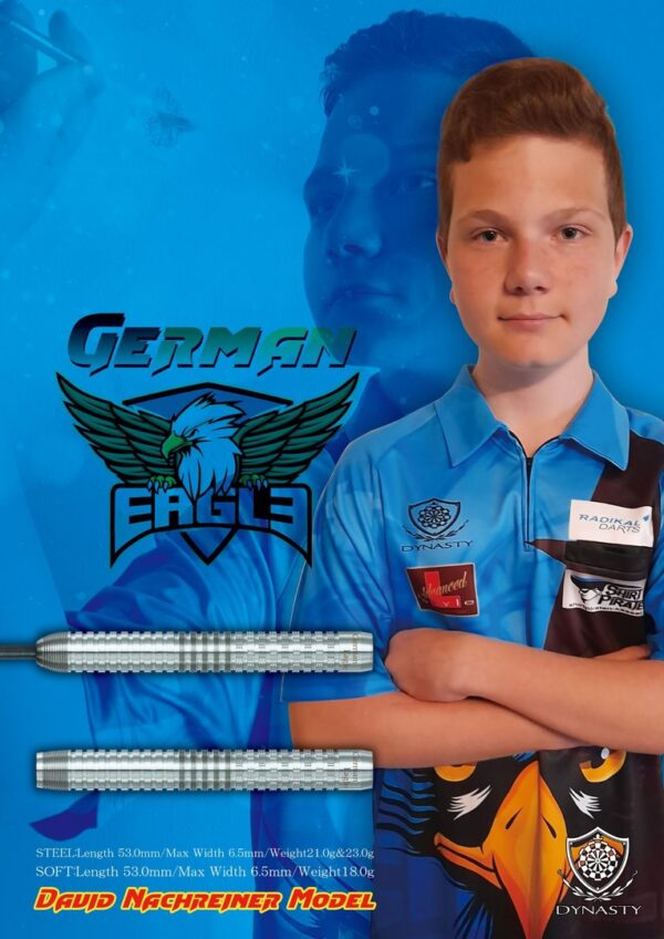 Dynasty A-Flow Black Line David Nachreiner "German Eagle" - Steeldart