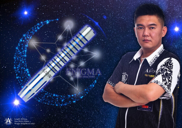 enigma.jpg Dynasty A-Flow Black Line "Enigma" Tan Jenn Ming - Softdart