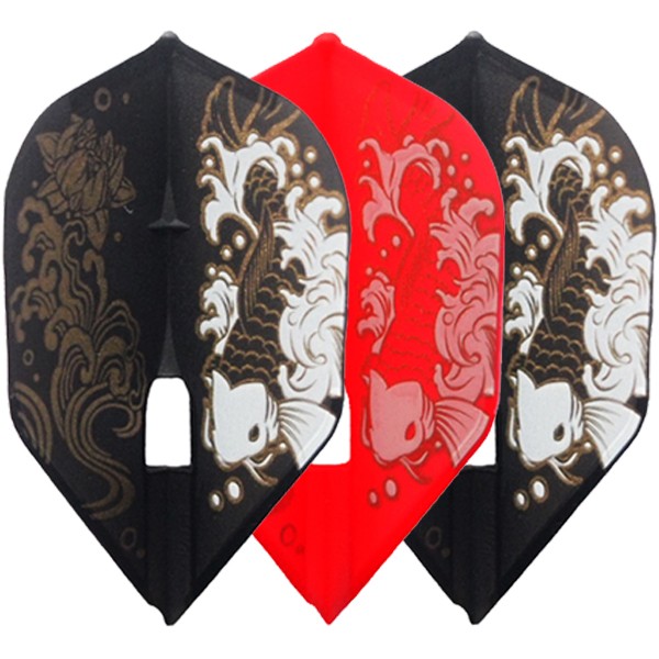 L-Style Champagne Flight 888 Koi Shape - Mix