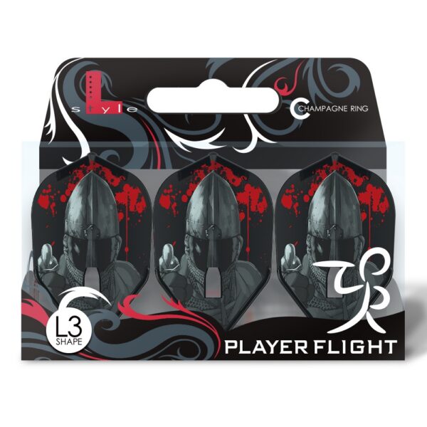 L-Style Champagne Flight Adrian Gray Shape - Schwarz