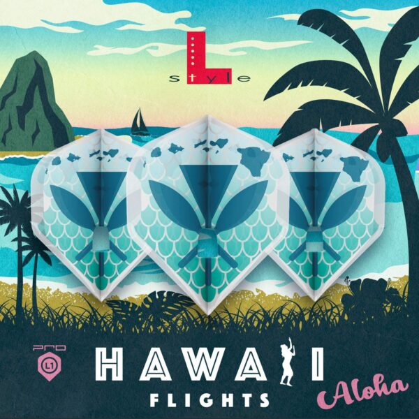 L-Style Champagne Flight Pro Hawaii V1 Standard - Weiß Transparent