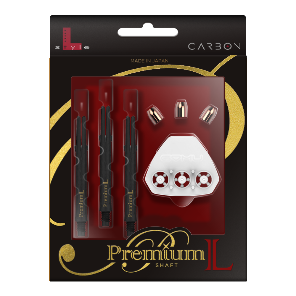 L-Style L-Shaft Premium Carbon Straight Set - Schwarz