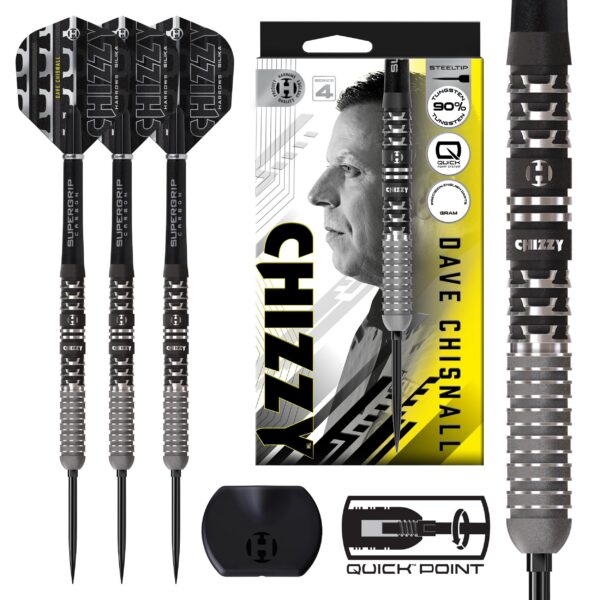 harrows-dave-chisnall-chizzy-series-4-quick-point-steeldart-01 Harrows Chizzy Series 4 Quick Point Steeldart von Dave Chisnall, 90% Tungsten, mit Verpackung