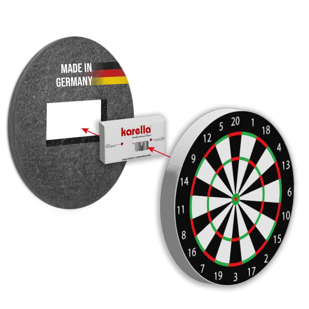 Karella Compact Schallschutz für Steeldartboards