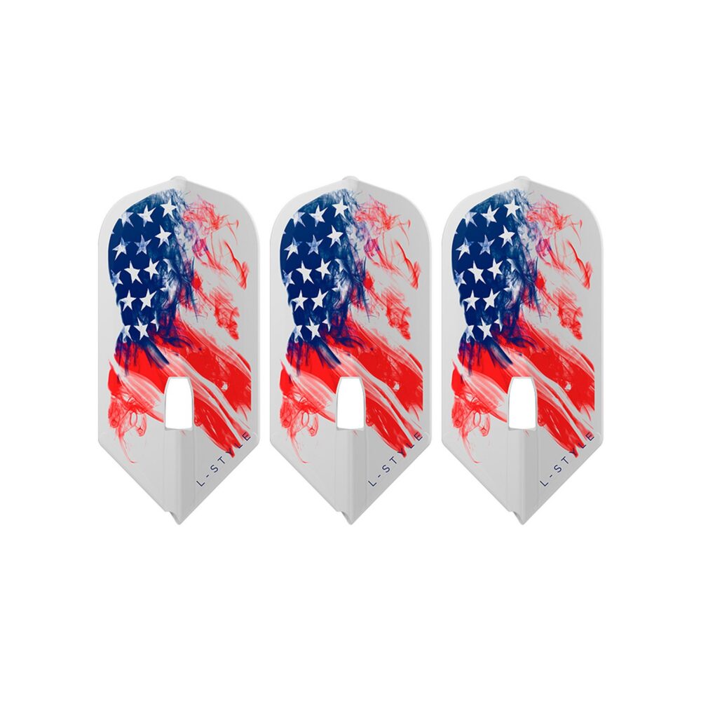 L-Style Champagne Flight Pro USA V3 Slim - Weiß Transparent