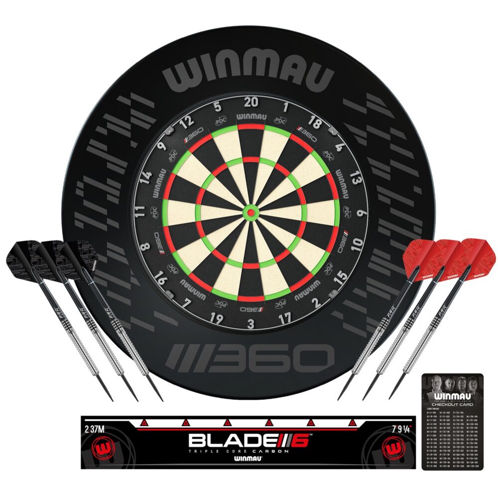 winmau-blade-360-dartboard-surround-set-1 Winmau Blade 360 Dartboard + Surround Set
