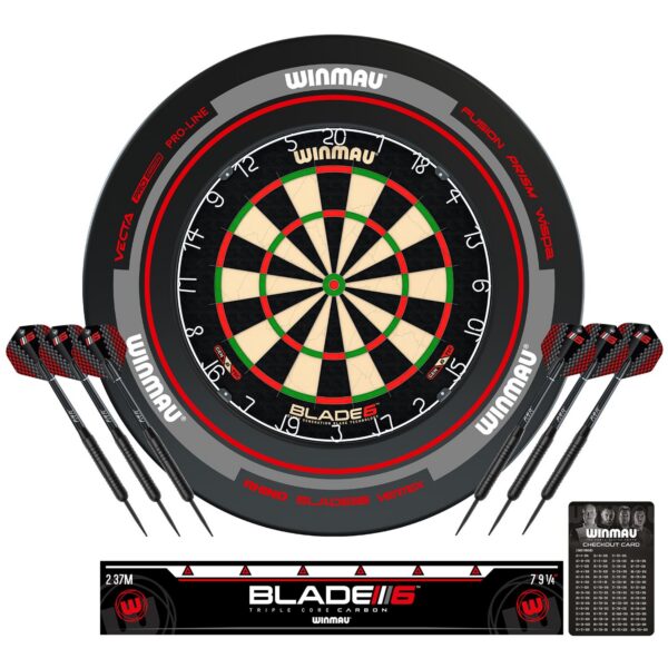 winmau-blade-6-dartboard-surround-set-1 Winmau Blade 6 Dartboard + Surround Set