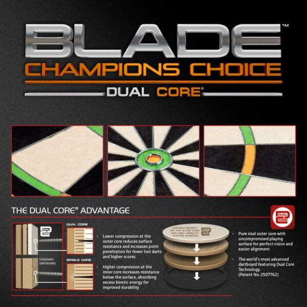 Winmau Champions Choice Dual Core Dartboard