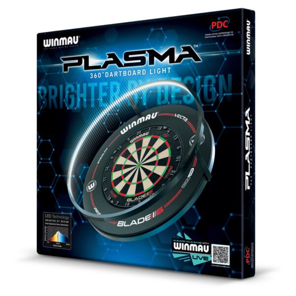 Winmau Plasma Beleuchtung + Surround Set - Schwarz