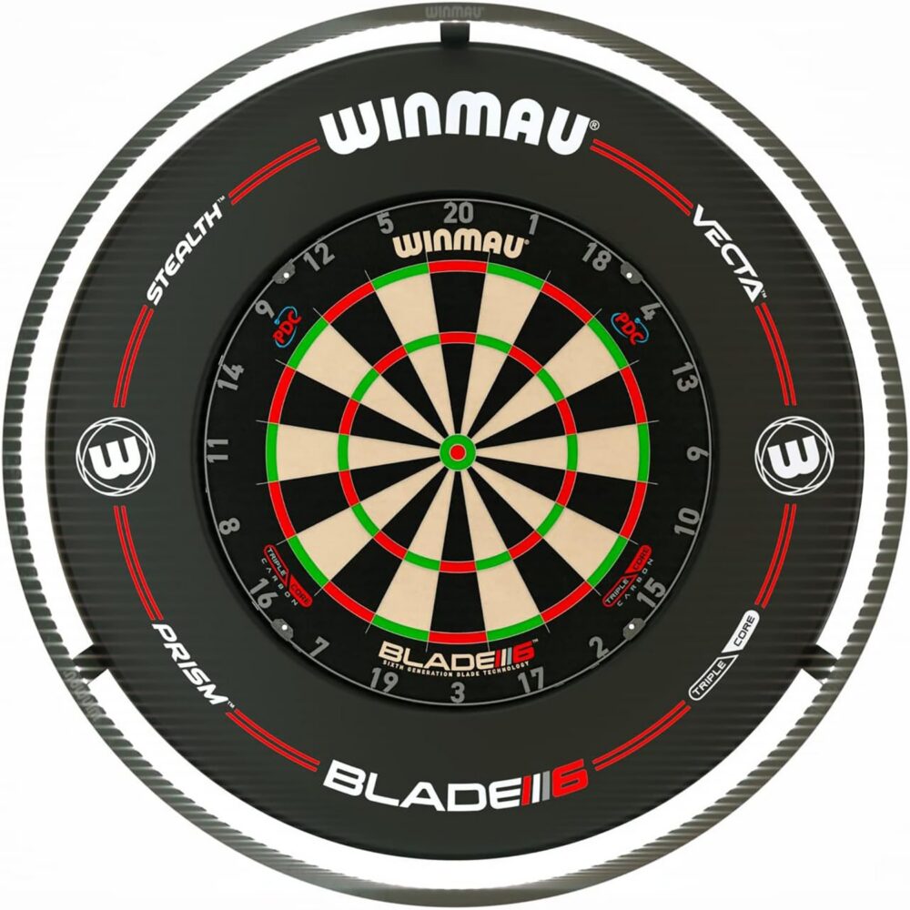 Winmau Plasma Dartboard-Beleuchtung - Schwarz