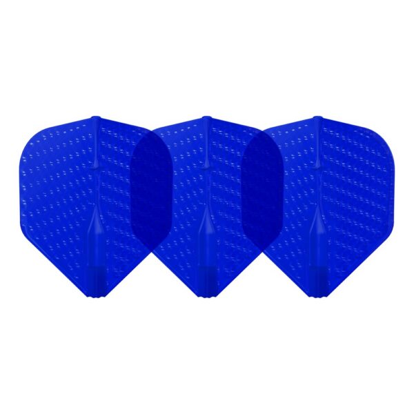 L-Style Champagne Flight EZ Dimple Standard Blau, 3er-Set