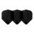 L-Style Champagne Flight EZ Dimple Standard Schwarz, 3er-Set