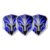 L-Style Champagne Flight EZ Prime Series Standard in Blau mit Helm-Motiv, Set mit drei Flights