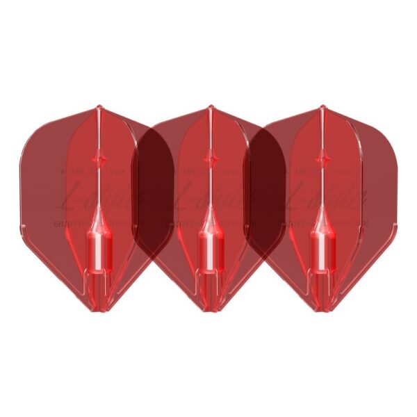 L-Style Champagne Flight Fantom Standard Rot, 3er-Set