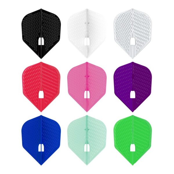 l-style-champagne-flight-pro-dimple-shape L-Style Champagne Flight Pro Dimple Shape, Übersicht der Farben mit genoppter Oberfläche