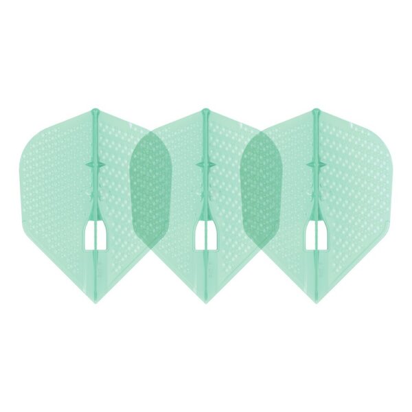 l-style-champagne-flight-pro-dimple-shape-mint L-Style Champagne Flight Pro Dimple Shape in Mint, Set mit drei Flights