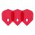 l-style-champagne-flight-pro-dimple-shape-rot L-Style Champagne Flight Pro Dimple Shape in Rot, Set mit drei Flights