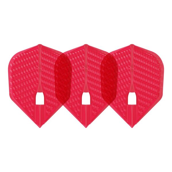 l-style-champagne-flight-pro-dimple-shape-rot L-Style Champagne Flight Pro Dimple Shape in Rot, Set mit drei Flights