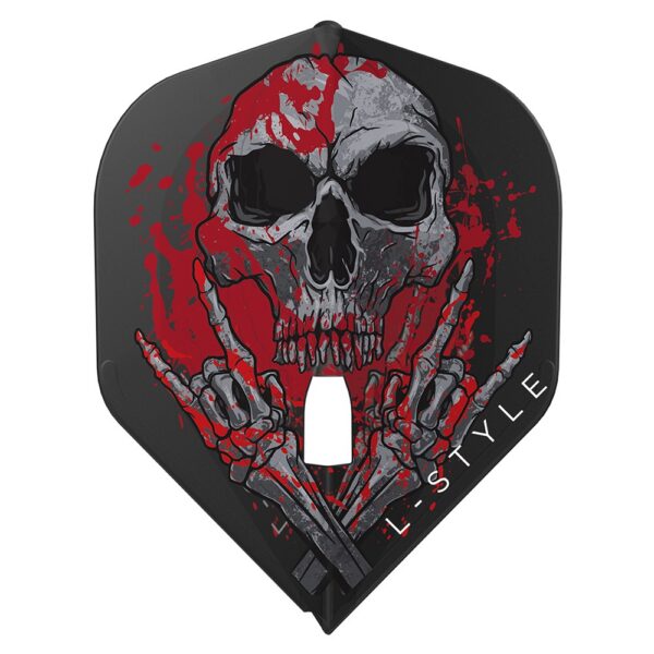 L-Style Champagne Flight Pro Ryan Searle V3 Standard in Schwarz Transparent, Einzelansicht des Flights