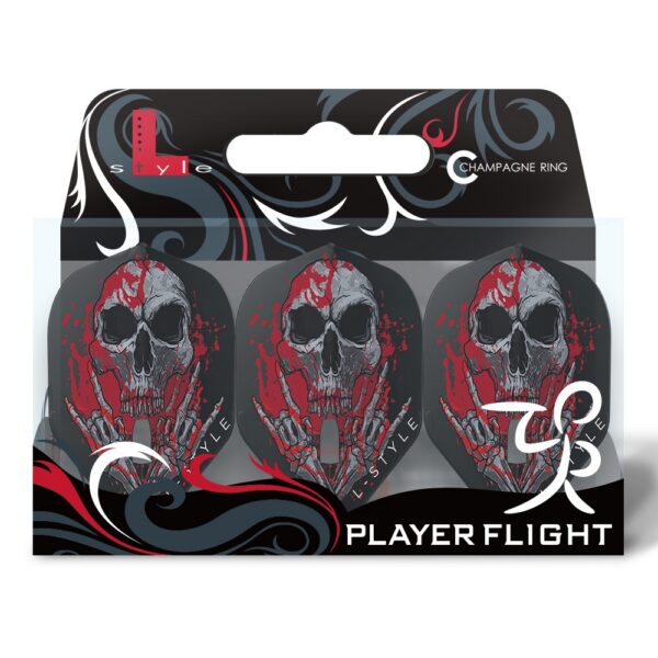 L-Style Champagne Flight Pro Ryan Searle V3 Standard in Schwarz Transparent in der Verpackung