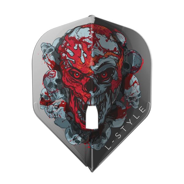 L-Style Champagne Flight Pro Ryan Searle V4 Standard in Schwarz Transparent, Einzelansicht des Flights