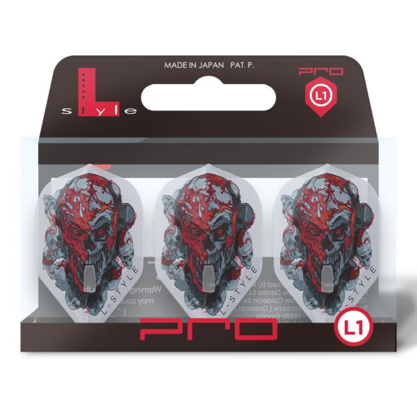 L-Style Champagne Flight Pro Ryan Searle V4 Standard in Weiß Transparent in der Verpackung