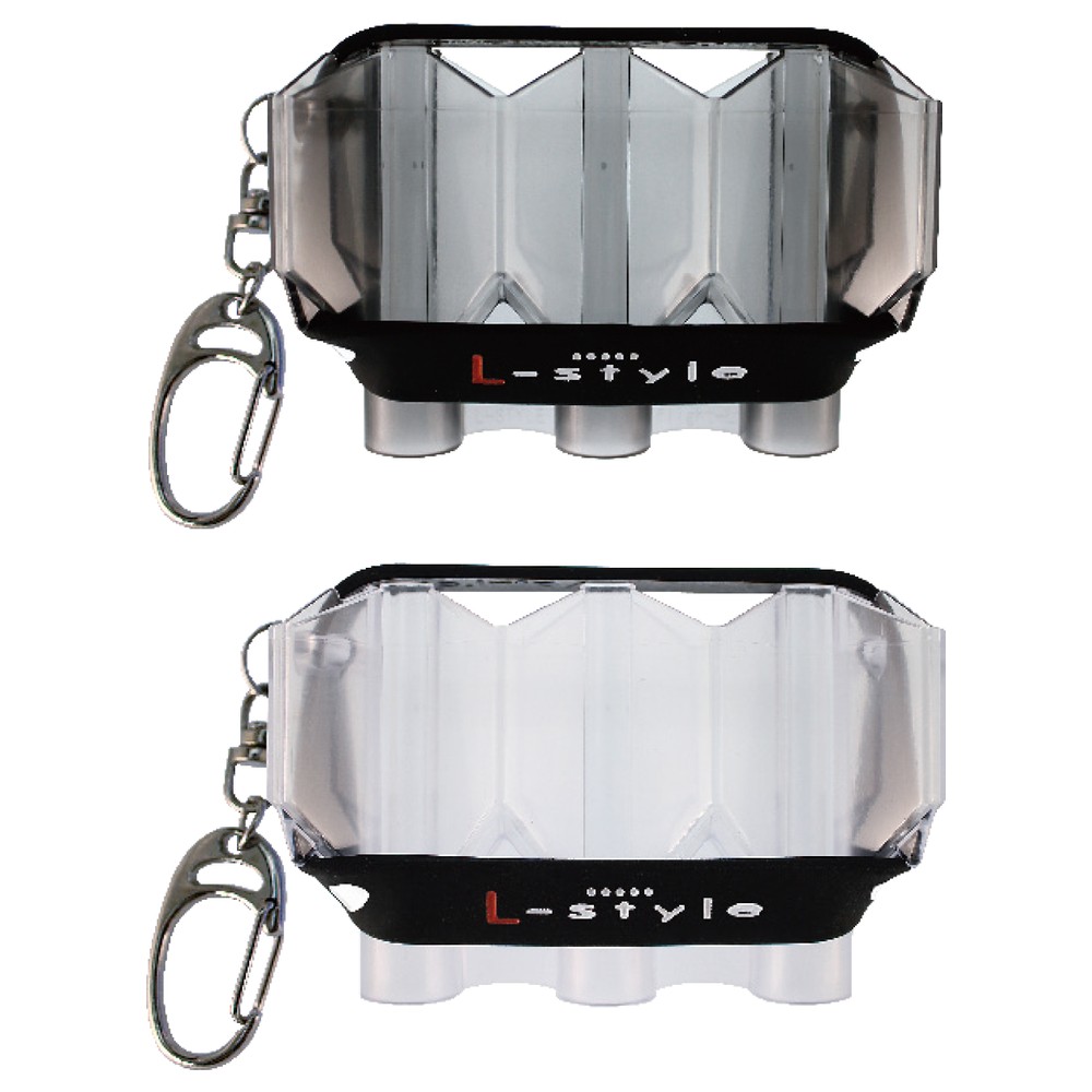 L-Style Krystal Flight Case in Schwarz Transparent und Transparent