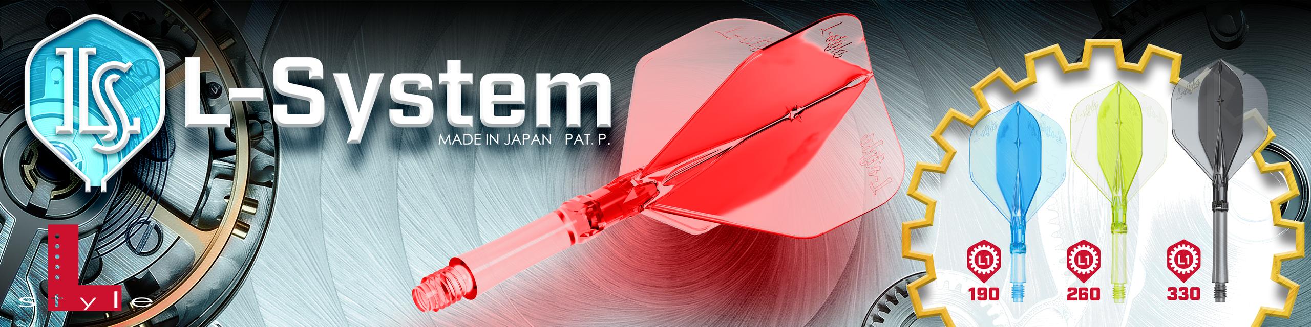 L-Style L-System – Flight und Shaft aus einem Stück, Made in Japan