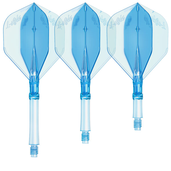 L-Style L-System Flight Standard in Blau Transparent, Set mit drei Flight-Shaft-Kombinationen
