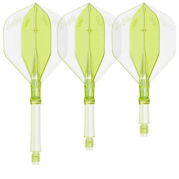L-Style L-System Flight Standard in Neongelb, Set mit drei Flight-Shaft-Kombinationen