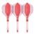L-Style L-System Flight Standard in Rot Transparent, Länge 330, Set mit drei Flight-Shaft-Kombinationen