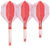 L-Style L-System Flight Standard in Rot Transparent, Set mit drei Flight-Shaft-Kombinationen