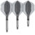 L-Style L-System Flight Standard in Schwarz Transparent, Set mit drei Flight-Shaft-Kombinationen