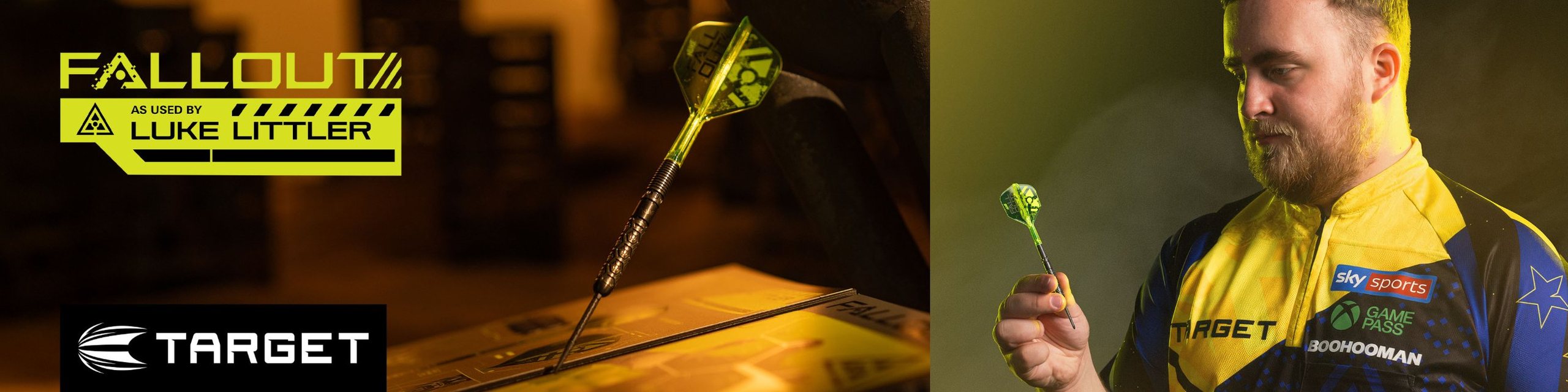 Target Fallout Darts – gespielt von Luke Littler