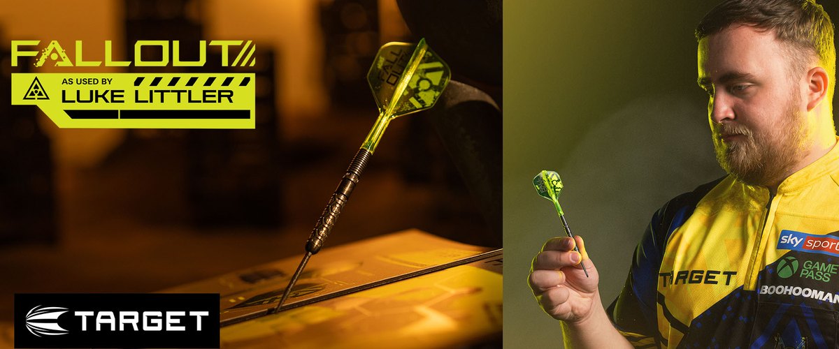 Target Fallout Darts – gespielt von Luke Littler