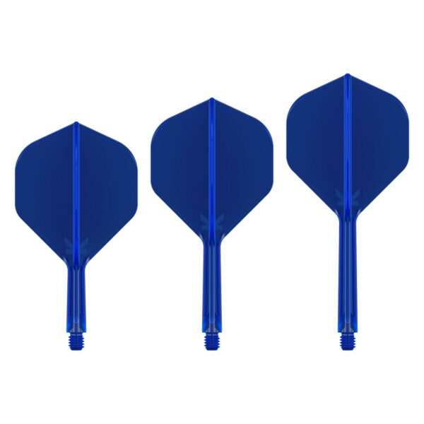 Target K-Flex Flightsystem No2 Blau in den Längen Short, Intermediate und Medium