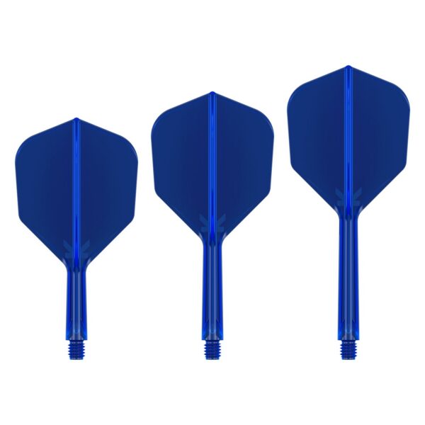 Target K-Flex Flightsystem No6 Blau in den Längen Short, Intermediate und Medium