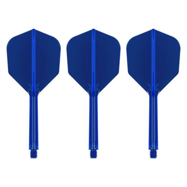 Drei Target K-Flex Flightsystem No6 Blau, Medium 33 mm
