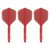Drei Target K-Flex Flightsystem No6 Rot, Medium 33 mm