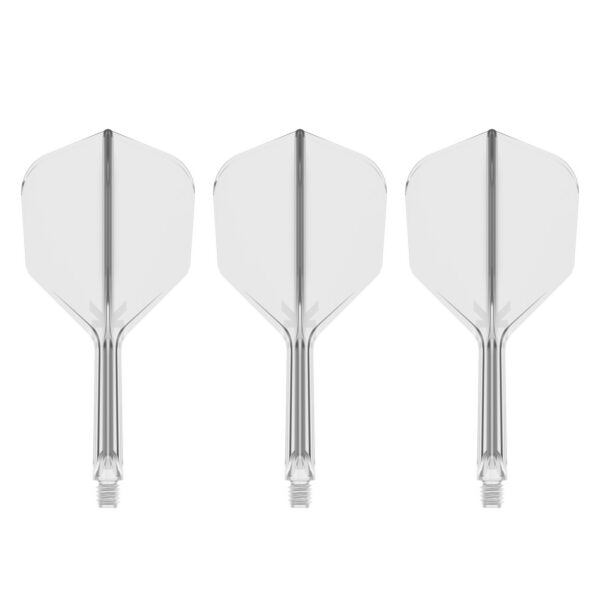 Drei Target K-Flex Flightsystem No6 Transparent, Intermediate 26 mm