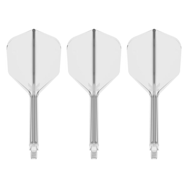 Drei Target K-Flex Flightsystem No6 Transparent, Medium 33 mm