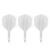 target-k-flex-flightsystem-no6-weiss-02 Drei Target K-Flex Flightsystem No6 Weiß, Short 19 mm