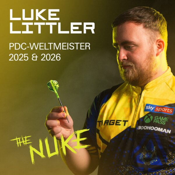 target-luke-littler-nuke-fallout-softdart-06 Luke Littler mit seinem Target Nuke Fallout Dart